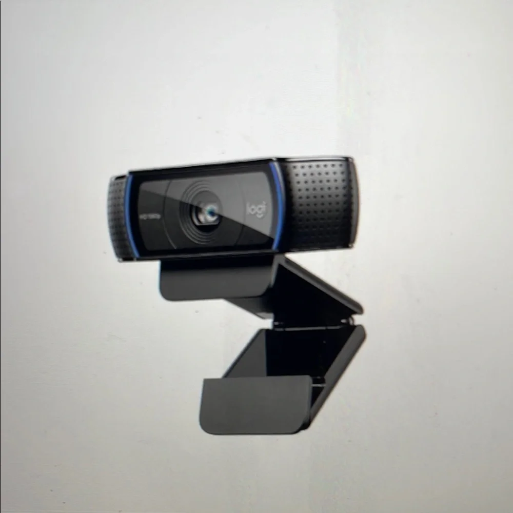 Logitech Black HD 1080p Webcam